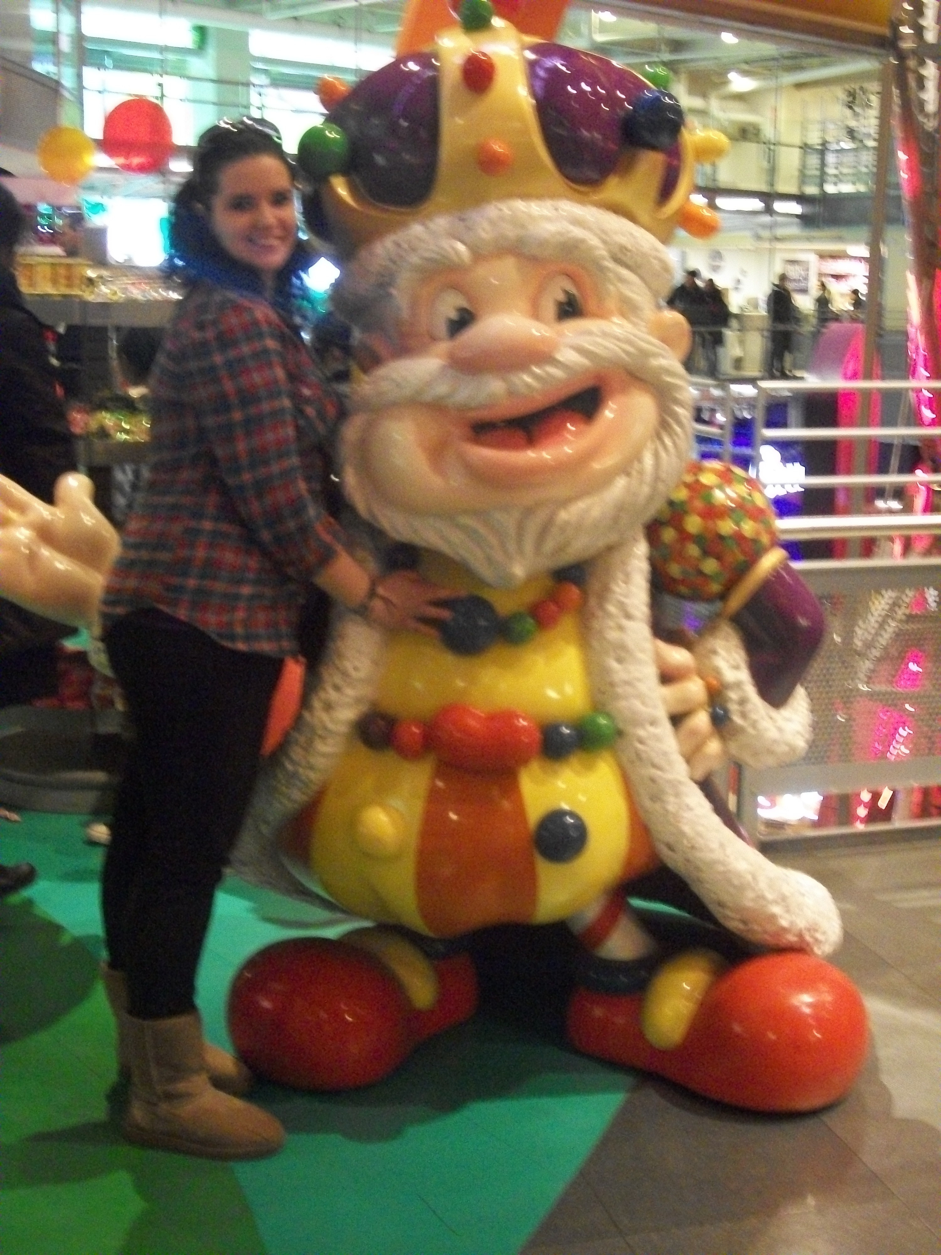 The Candyland King and I getting nice and cozy